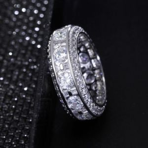 AAA Stunning Bling Bling Eternity Band Size 6